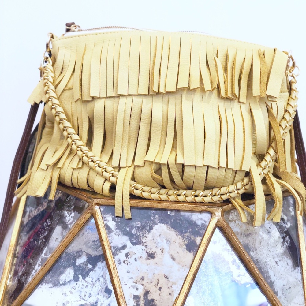Mini Leather Fringe Crossbody
